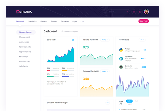 Demo 13 - SASS Dashboard